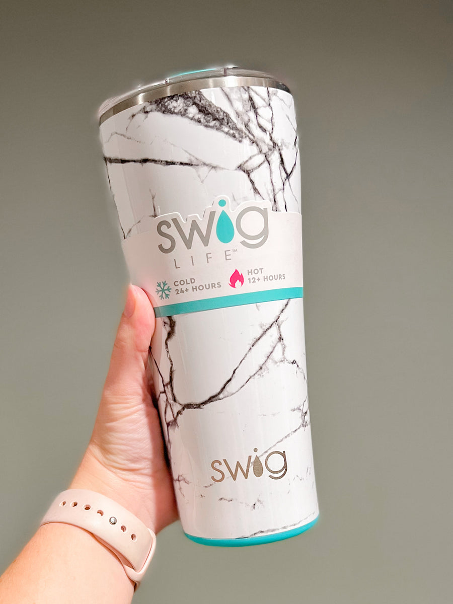 Swig Life Marble Slab 32oz Tumbler – Luna Wild Boutique