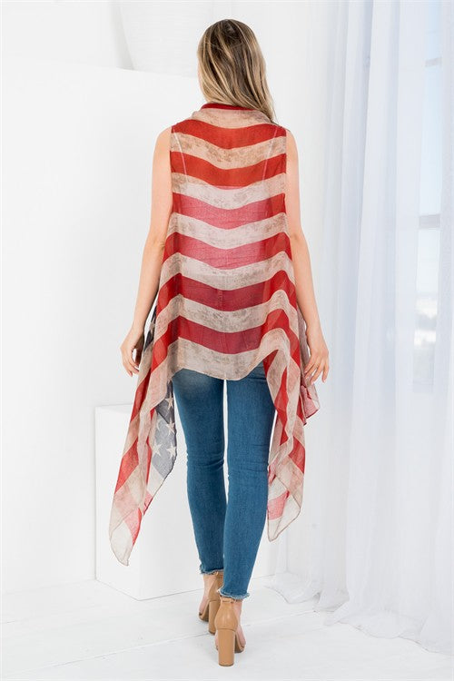 Vintage Americana Kimono Vest