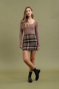 Perfectly Plaid Mini Skirt