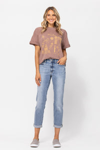 Braxton Bleach Wash Boyfriend Jeans