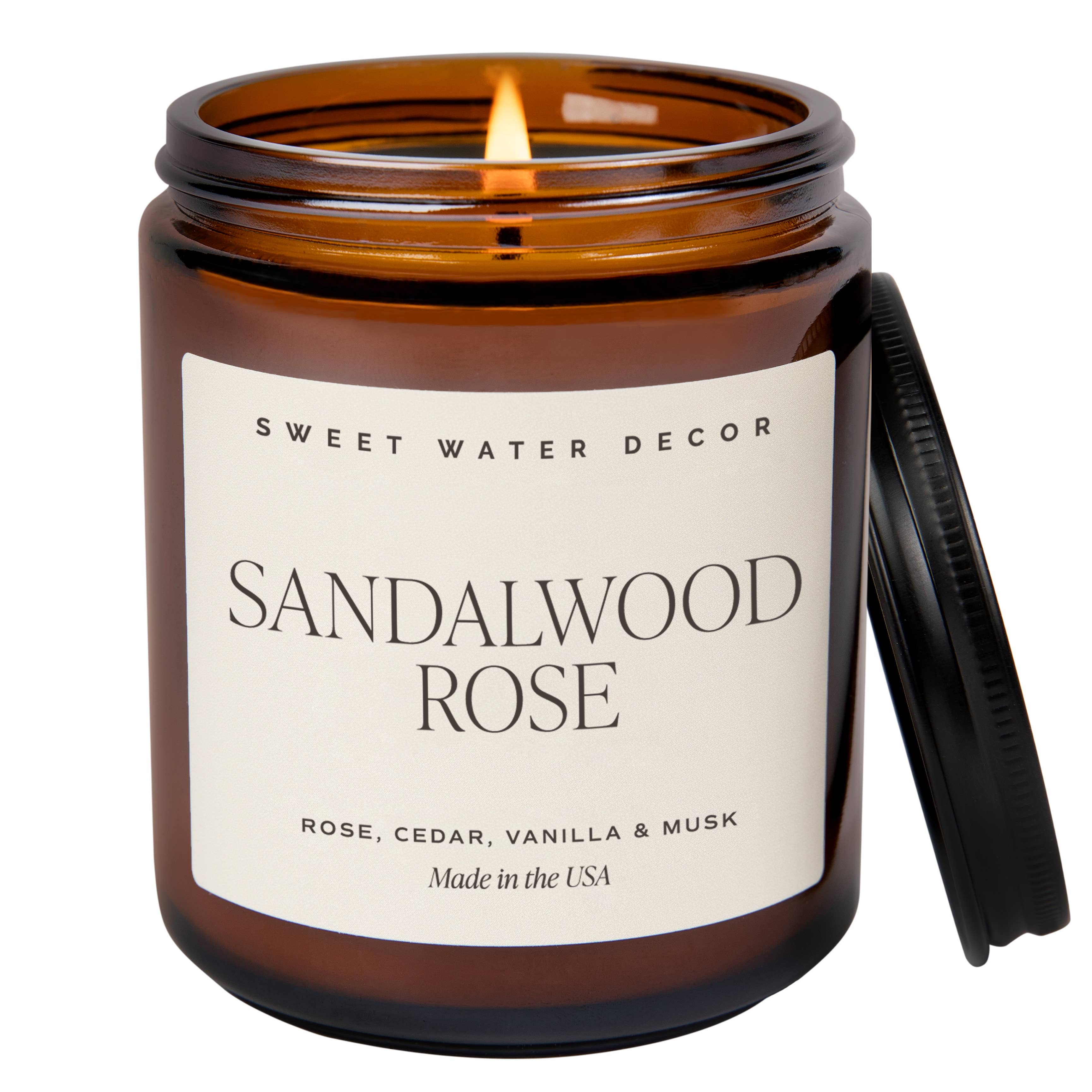 Sandalwood Rose 9 oz Soy Candle