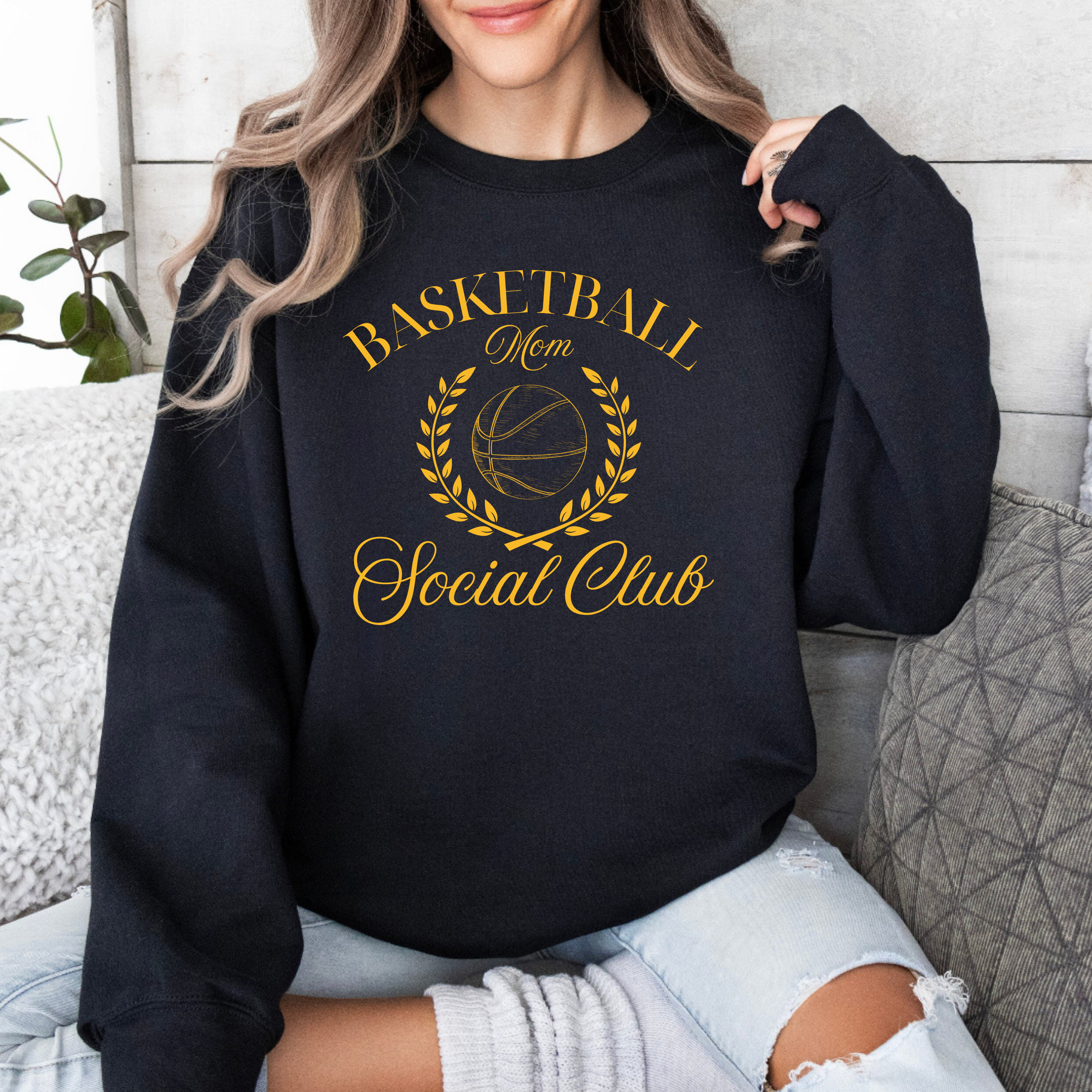 Basketball Mom Social Club Sweatshirt *Choose your Colors!*