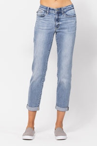 Braxton Bleach Wash Boyfriend Jeans