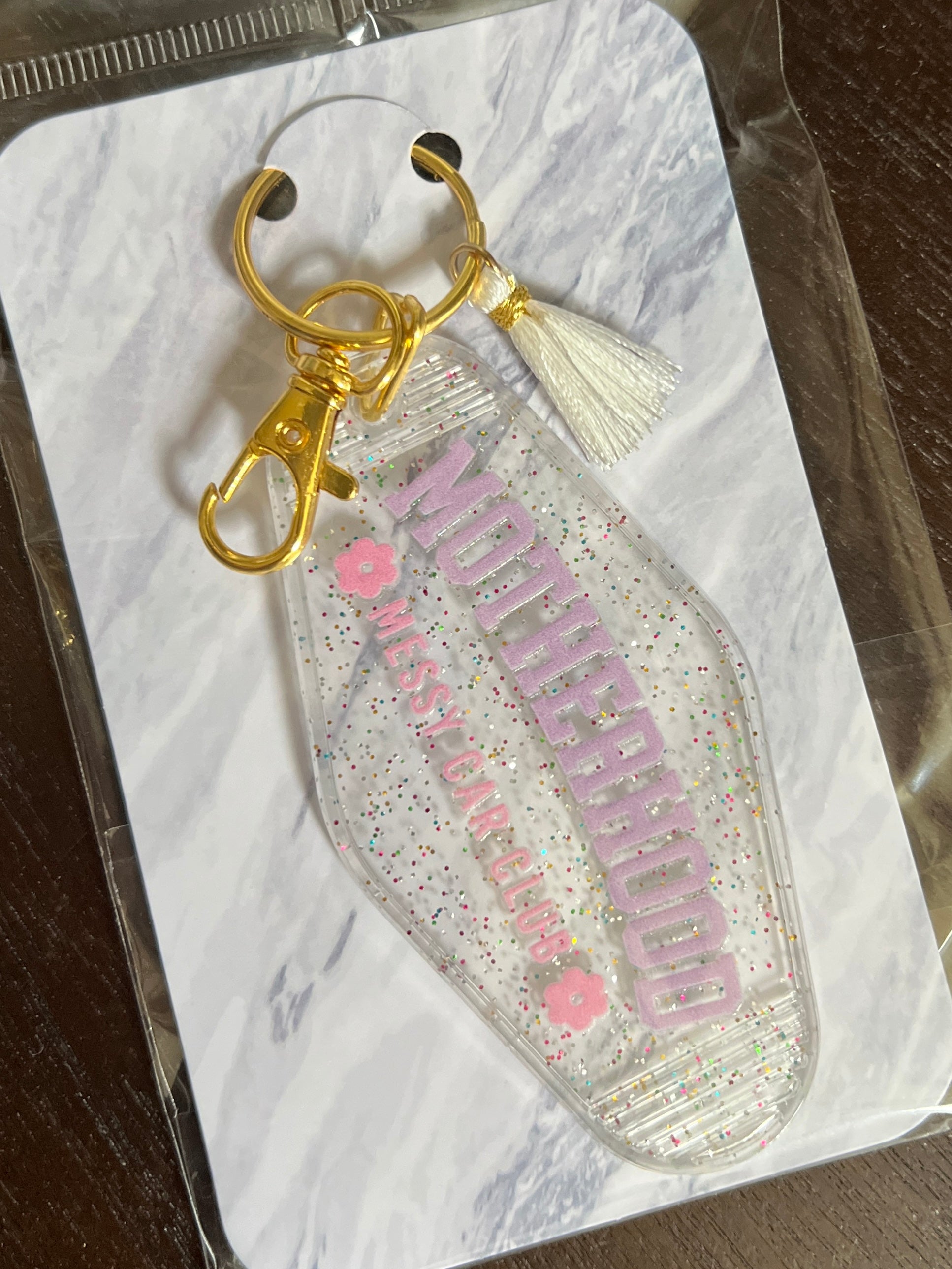 Motherhood Motel Keychain