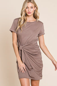 Camille Tie Waist Shirt Dress