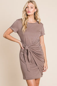 Camille Tie Waist Shirt Dress