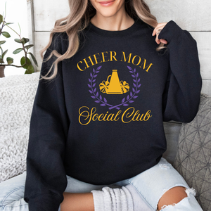 Cheer Mom Social Club Sweatshirt *Choose your Colors!*