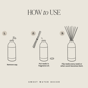 Cashmere and Vanilla Reed Diffuser