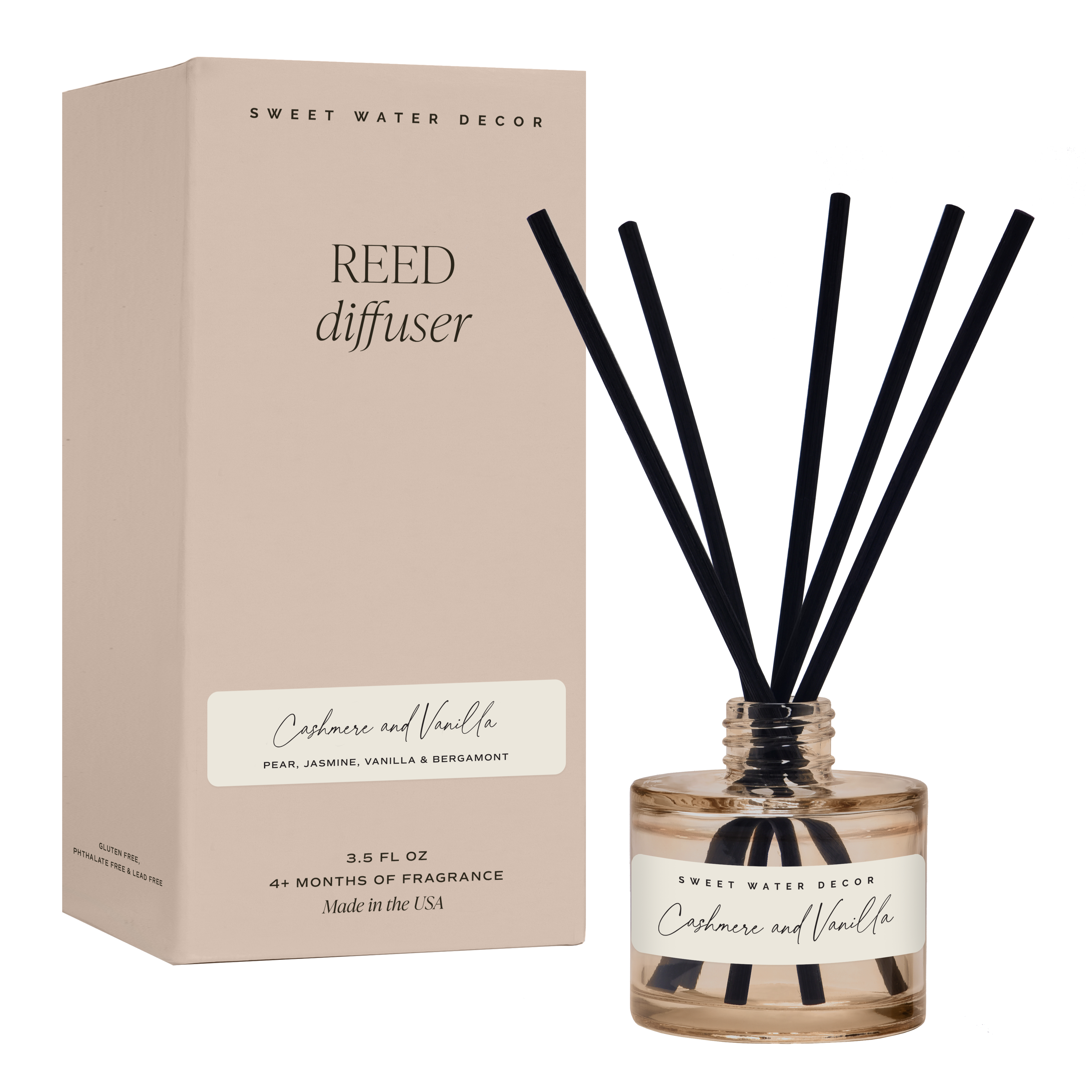 Cashmere and Vanilla Reed Diffuser